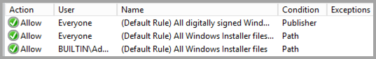 Applocker Windows Installer Rules